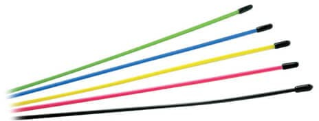 Multi Coloured Assorted Antenna Tubes 6Pcs
