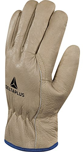 Delta Plus Leather Gloves – Glove for Cold Flower Beef Lining 3-M White 9