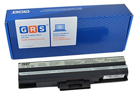GRS Notebook Akku für SONY VGP-BPS13, VGN-FW11M, VGN-CS11Z, VGN-FW21Z, VGN-AW41MF, VGN-CS11S, VGN-AW11S, VGN-SR21M, VGN-AW31ZJ, VGN-NW31JF, VGN-FW21E, ersetzt: VGP-BPS13 VGP-BPS13/Q VGP-BPS13/B VGP-BPS13A VGP-BPS13B VGP-BPL13 VGP-BPS13B/Q VGP-BPS13A/B VGP-BPS13A/Q, Laptop Batterie 4400mAh, 11.1V