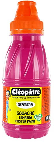 Cléopâtre - Peinture Gouache Néfertari Premium - Rose tyrien - Flacon 250 ml