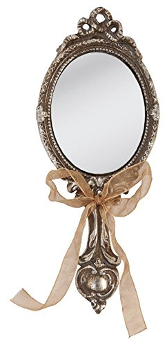 Clayre & Eef 62S008 HandSpiegel/Wandspiegel Vintage/Landhausstil 8 * 19 cm