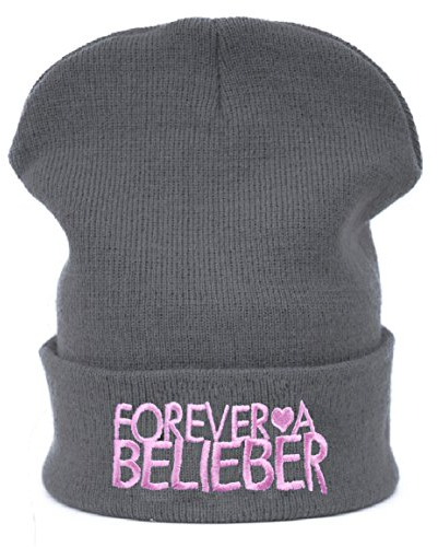 Winter Strickmütze Damen Herren Wurm Beanie Mütze Justin Forever Belieber MFAZ Morefaz Ltd