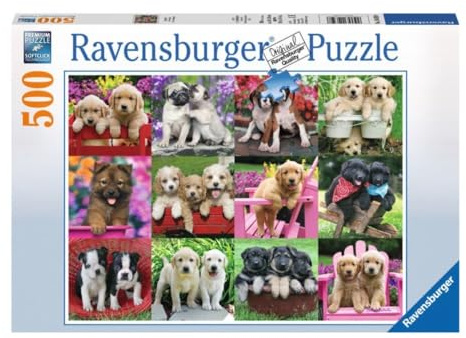 Ravensburger 14659 Puppy Pals Puzzle, 500 Teile, Weiß