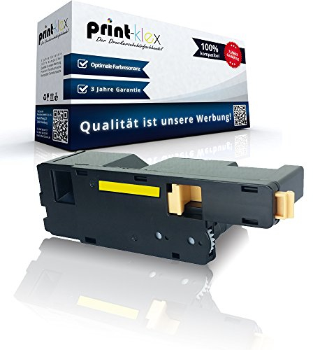Print-Klex Tonerkartusche Yellow 593-BBLV / 3581G kompatibel für Dell - 1.400 Seiten Dell E525 E525w E 525 E 525 w Gelb Yellow