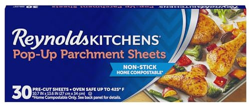 ChalprCrystal Clear Hülle 0417 Reynolds Kitchen Pop-Up Pergamentpapier, 26,7 x 34,3 cm, 30 Stück