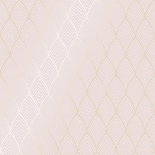Superfresco Easy Pink Bercy Metallic Art Geometric Wallpaper