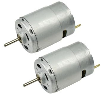 CHANCS Elektromotor 380 Motor DC 7.4V 25000RPM Kinder Elektromotor Motor für DIY Hobby Spielzeugautos Fernsteuerung 2PCS