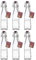 Kilner Clip Top Preserve Glass Bottle Condiments Storage 0.25 Litre Transparent (Pack of 6)