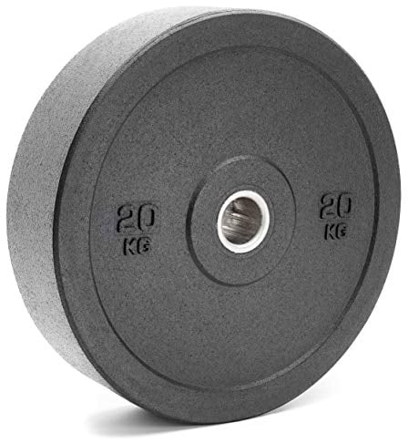 x-trade Bumper Weight Plate Black Olympic Size Rubber Crumb 20kg Gym