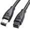 IEEE 1394 Câble adaptateur FireWire 400 vers 800 6 broches mâle vers connecteur mâle 9 broches FW 800 1,8 m (câble 6 broches vers 9 broches)