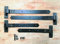 Infinity Decor Cranked or Straight Heavy Duty Hook and Band Iron Gate Hinges Pair - Epoxy Black (2 x 10 Straight Hinges)
