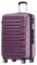 BEIBYE Zwillingsrollen Reisekoffer Koffer Trolleys Hartschale M-L-XL-Set (Violett, L)