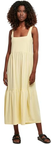Urban Classics Damen Ladies 7/8 Length Valance Summer Dress Kleid