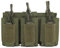 Magazintasche, Magazine Pouch Triple Magazine Holster mit verstellbaren Bungee Straps für M4 M14 M1911 Magazine