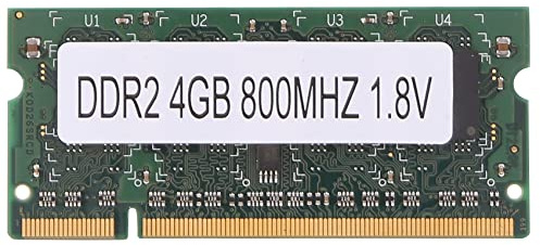 Frefgikty DDR2 4GB 800Mhz Laptop Ram PC2 6400 2RX8 200 Pin SODIMM per Laptop Memory