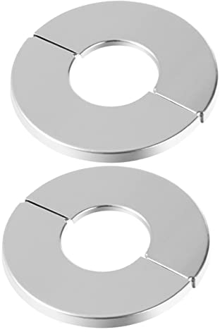 HOMOCONO Abdeckplatte Für Wandloch Sanitärflansch 42 Mm Abdeckkappe Zum Aufstecken Zwei Stück Für Öffnungslöcher