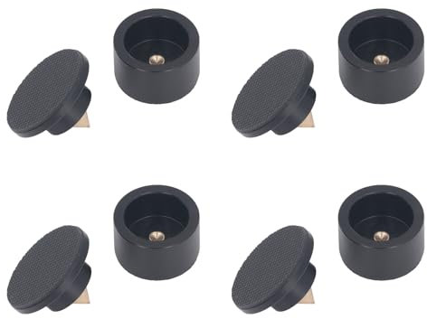 Speaker Isolators, Adjustable Height Speaker Spike Isolation Feet, HiFi Speaker Stand Feet Pads Shock Absorber Isolation Pucks, for Turntable Amp CD DAC Recorder