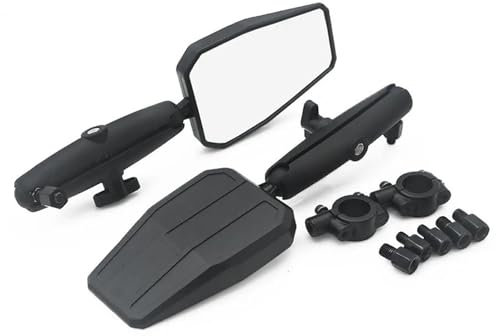 CRJIMX Universaler Faltbarer Rückspiegel Für Motorräder Motorrad-Lenkerrückspiegel Seitenspiegel Rückspiegel Seitenspiegel