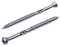 SECCARO Lot de 100 vis pour terrasse à tête décorative 5 x 70 mm, en acier inoxydable A2, vis à bois avec pointe découpée et encoche de coupe, TX/six pans creux
