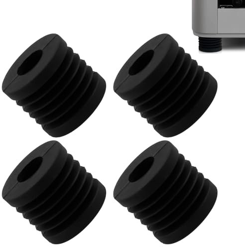 Batheidon 4 Stück stoßdämpfende Gummifüße für 3D-Drucker, vibrationsdämpfendes Zubehör, Anti-Rutsch-Matte kompatibel mit für Bambu Lab X1, P1P, P1S, reduziert Geräusche und erhöht Stabilität