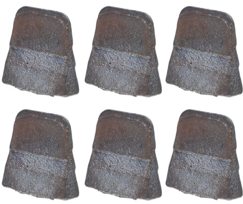 DOITOOL Metallkeil Ersatzkeil Für Hammer Und Axtstiel 6 Stück Fester Werkzeugkeil Für Schmiedehammer Und Gartengeräte