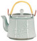 Chinesische Relief Celadon Kung Fu Tee Set zum Brauen von Tee, 2L/3L -Keramik -Teekanne für Kung Fu Tee Koches heißes Wasser Traditionelles Bauernhaus Teapot Tea Mak cyan-2L