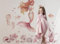 Osomhome |Wandtattoo Kinderzimmer Wandsticker | Wanddeko Babyzimmer | Schlafzimmer Junge Mädchen Selbstklebend (Rosa Meerjungfrau, M)