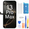 LL TRADER Display für iPhone 13 Pro Max LCD 6.7 Bildschirm Ersatz FHD Touchscreen 3D Touch Digitizer Rahmen Montage und Reparaturkits 20251