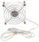 Toddmomy Pet Crate Cooling Fan Portable Desk Fan for Summer Quiet Safe for Hamsters