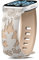 CeiBand 22mm Bracelet Compatibles avec Xiaomi Redmi Watch 5 Active/5 Lite, Cartoon Gravés Femme Bracelets, Souple Silicone Sport Bande pour Xiaomi Watch S4 Sport/S3/2 Pro/S1 - Blanc Rose