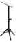 ZAMETTER Tripod Stand Heavy Duty Metal Tripods Stands Adjustable 2-4 Feet Tripods Stand Mini Tripod Mount Portable Tri-pod Mount Bracket with Slide-in Pipe Adapter for Satellite Dish Black
