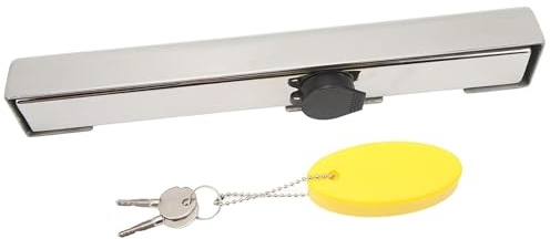 Outboard Motor Lock Stainless Steel High Security Boat Motor Hardware Accessories Outboard Motor Lock with Key for Trailers Travel Security