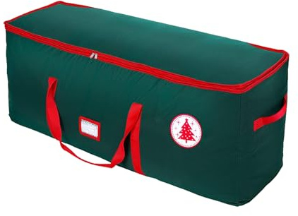 GTFYUDGH Aufbewahrungsbox für Weihnachtsbaum | 600D Oxford wasserdicht zur Aufbewahrung von Bäumen – mit Griffen und Reißverschluss für künstliche Bäume bis zu 2. Höhe