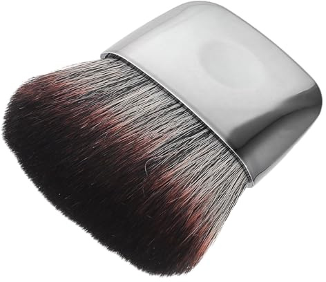TOPPERFUN Make Up Pinsel Kleiner Flacher Rouge und Puderpinsel Weiche Borsten Galvanisierter Griff Tragbar für Reisen und Empfindliche Haut