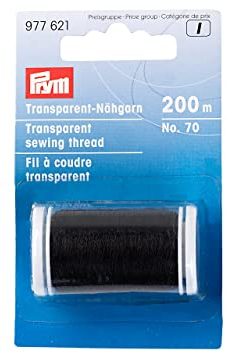 Prym transparent 977621 Nähgarn dunkel, Polyamid: 100%, 200