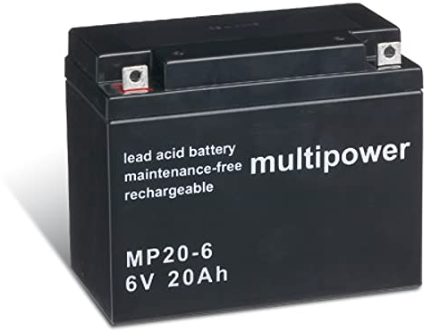 Batteria al piombo akku-net (multipower) MP20-6, 6V, Lead-Acid