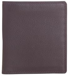 Josephine Osthoff Cards Herren Leder großes Kartenetui Kreditkarte Scheckkarten Damen RFID-Schutz Ausweistasche Slim Wallet mit Geheimfach (916), Farbe:Espresso