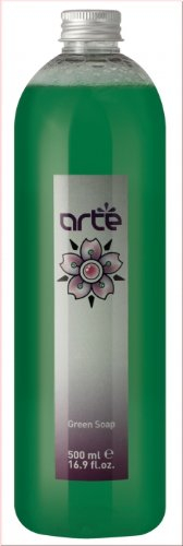 Green Soap Arté 1000 ml milde Flüssigseife zur Reinigung vor und nach dem Tätowieren