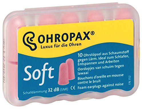 5Pack Ohropax Soft Ohrstöpsel aus Schaumstoff 5x 10 Stück