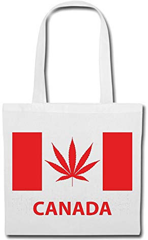 Reifen-Markt Tasche Umhängetasche CANADA - KANADA - SOMMERURLAUB - WELTREISE - URLAUBSZIEL Einkaufstasche Schulbeutel Turnbeutel in Weiß