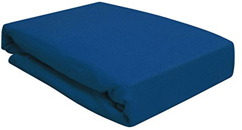 Spannbettlaken für Wasserbett/Boxspring/Übergrößen 180-200x200-220 cm Königs blau/Royalblau (Royal/royal Blue/bleu royal)