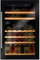 CDA 55 Bottle Dual Zone Built-in Wine Cooler - Black