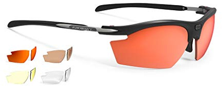 Rudy Project Unisex RYDON Shooting Black-Kit Matte Rac.Red+Ls Copper+Act. Brown+Yellow+Transp. Sonnenbrille