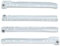 AERZETIX: Par de guías de rodillo correderas para cajones 25kg (25cm)