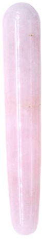 Jade Massage Stab Triggerpunkt Massagegerät Guasha Massage Jade Roller Gesichts Roller Massagegerät (Rosa)