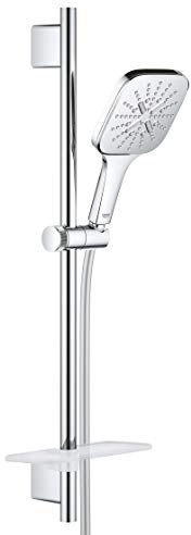 GROHE Rainshower 130 SmartActive Cube | Brausestangenset 3 Strahlarten | chrom | 26583000
