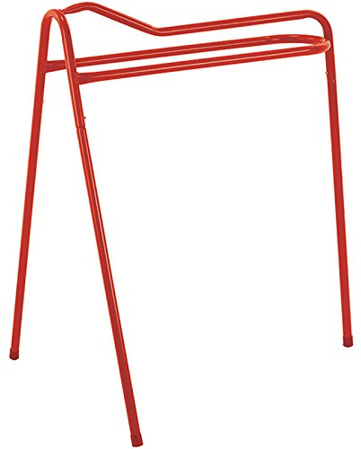 Perry Equestrian Unisex's 539-0000RD No.539 Collapsible/Portable Saddle Stand, Red, one size