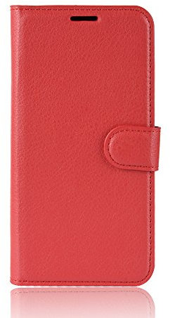 XMTON Coque Compatible avec Oppo Reno2/OPPO Reno 2 6.5,Flip Coque Ultra-Mince PU Étui en Cuir Housse avec Fentes pour Cartes,Magnétique pour Oppo Reno2/OPPO Reno 2 Smartphone (Rouge)