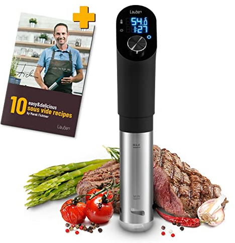 Lauben Sous Vide Stick SV01 Präzisionskocher - 1200W Profi Vakuum-Tauchthermostat für Ihr Zuhause | Sous Vide Garer