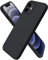 ORNARTO Compatible with iPhone 12 mini(2020) Case 5,4, Slim Liquid Silicone Full Covered Soft 3 Layers Gel Rubber with Microfiber Case Cover 5.4 inch-Black